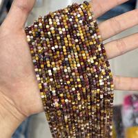 Nouvelles perles carrées en quartz rose naturel de 3 mm, facettées, en forme de dés, pierres précieuses rubis, pierres de guérison, pour la fabrication de bijoux DIY, brin complet