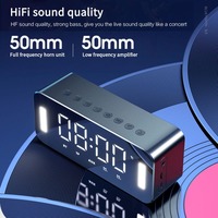 Altavoz H8 Creativo Personalizable, Reloj Altavoz Profesional UHF, Mini Altavoz Inalámbrico Resistente al Agua, Altavoz Power Sonic