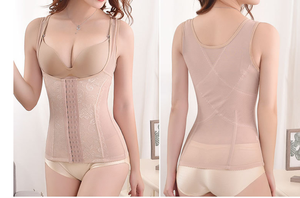 Meilleure vente Slim Body Shaper 3 rangs crochet 16 os contrôle du ventre avec correction taille complète du corps Shapewear - Product Image 4