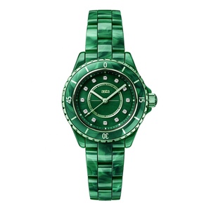 Asta Montre en Acétate pour Femme Vente en Gros Série Marbre Perle Blanche <span class=keywords><strong>Mouvement</strong></span> à Quartz Japonais Étanche Fait Main - Product Image 3