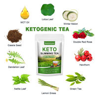 Té Keto NutriCha, Bajo MOQ, Directo de Fábrica, Servicio Personalizado, Adelgazante Rápido, Desintoxicante Herbal, Pérdida de Peso Natural, Bienestar