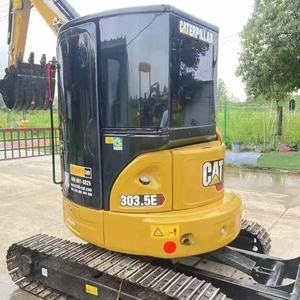 Excavatrice sur chenilles d'occasion CAT 303.5, marque japonaise d'origine, 3,5 tonnes, petite taille, matériel d'occasion. - Product Image 6