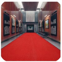 Benutzer definierte PVC Anti-Rutsch-Hotel Flur roten Teppich für Veranstaltungen Hochzeit Teppiche Runner Teppiche