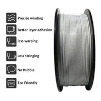 Filament PLA à paillettes changeant de couleur 1Kg 1.75mm Titane Brûlé Nébuleuse Violette Échantillon Plastique Imprimante 3D FDM Fil Lisse CE