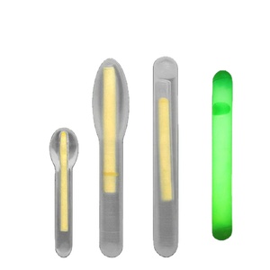 Bâtons lumineux de pêche verts de longue durée avec manchon et bouchons glissent sur la ligne pour le flotteur sous-marin de Bell Bobber - Product Image 1