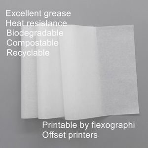 Kit 7 White/Printed Greaseproof <b>Paper</b> 38-85g Deli Butter <b>Paper</b> for Aluminum Foil Lamination - Product Image 3
