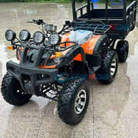 Mini véhicule utilitaire tout-terrain à essence 350cc avec benne de chargement |   Camions à benne basculante tout-terrain 4x4 pour travaux agricoles