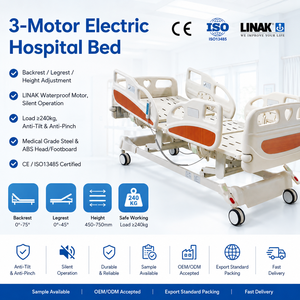 <span class=keywords><strong>Lit</strong></span> médical électrique pour hôpital, soins infirmiers, clinique, 3/5/7 fonctions, <span class=keywords><strong>lit</strong></span> d'hôpital pour soins intensifs - Product Image 3
