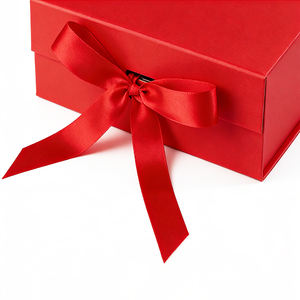 Magnetic Foldable Ribbon Magnet Gift Box Glossy Lamination for Festive Gifting Candle Packaging Apparel Packaging Stock <b>Multiple</b> - Product Image 4