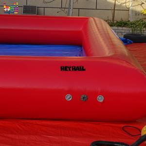 <span class=keywords><strong>Piscina</strong></span> Inflable de PVC para Voleibol, Segura, Roja y Azul, Resistente a los Rayos UV, Unisex, Portátil, para Eventos Deportivos - Product Image 5