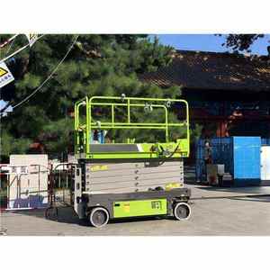 Plateforme de travail aérienne ZS1414HDS, dispositif de levage électrique à pleine hauteur pour travaux en hauteur intérieurs et extérieurs - Product Image 3