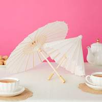 Mini parapluie vintage chinois en papier DIY pour femme et homme, idéal pour la décoration de mariage, les séances photo, les accessoires de danse, parapluie de poche en papier huilé