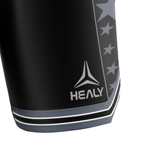 ชุดยูนิฟอร์มบาสเก็ตบอล HEALY 26-27 สีเทา ลายดาวที่แถบข้างตัว  แบบระบายอากาศได้ดี แห้งเร็ว  พร้อมกางเกงขาสั้น  สามารถสั่งทำได้ - Product Image 4