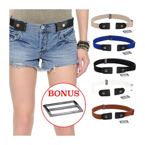 Conception simple Multi Couleurs Invisible Lazy Strech Ceinture Ceinture élastique <span class=keywords><strong>sans</strong></span> <span class=keywords><strong>boucle</strong></span> <span class=keywords><strong>sans</strong></span> <span class=keywords><strong>boucle</strong></span> pour femmes hommes - Product Image 2