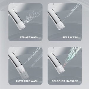 Chất lượng cao giá rẻ khách sạn nhà <span class=keywords><strong>WC</strong></span> nhà vệ sinh thông minh tự động mở cảm biến tuôn ra phòng tắm một mảnh thông minh Nhà vệ sinh bát - Product Image 2