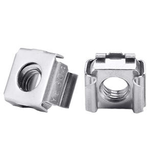 Écrou à <span class=keywords><strong>pince</strong></span> en acier inoxydable 201/304 M4M5M6M8M10 avec écrou à cassette d'armoire à <span class=keywords><strong>cage</strong></span> flottante zingué de l'écrou d'armoire - Product Image 2