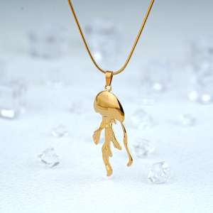 Collar con Colgante de Medusa Chapado en Oro 304 316, Cadena de Serpiente de Aleación, Diseño de Animal Bonito Unisex, Joyería para Uso Diario - Product Image 2