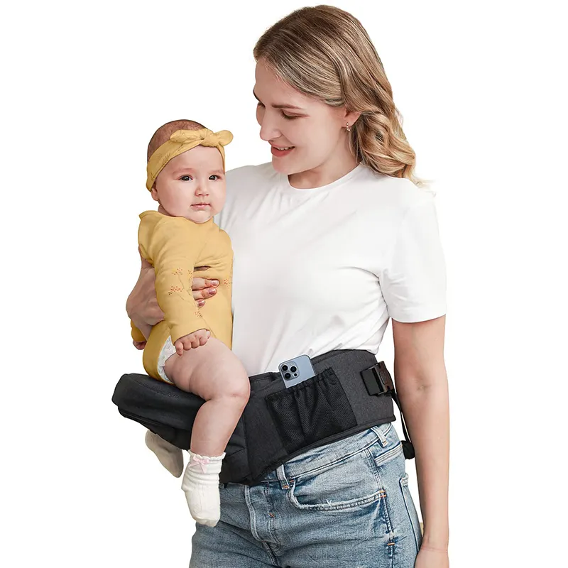 BSCI OEM fabrika özel çok amaçlı uzatıcılar ergonomik yenidoğan tulumları taşıyıcı kalça koltuk bebek taşıyıcı