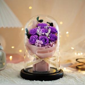 Regali per <span class=keywords><strong>San</strong></span> <span class=keywords><strong>Valentino</strong></span> 2026: Sapone <span class=keywords><strong>Romantico</strong></span> con Fiore Eterno, Rosa Conservata in Cupola di Vetro, Idee <span class=keywords><strong>Regalo</strong></span> per la Festa della Mamma - Product Image 3