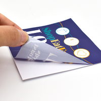 Pegatinas adhesivas estáticas impermeables para exteriores de doble cara, pegatinas impresas personalizadas para ventanas y automóviles