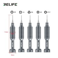 Jeu de tournevis RELIFE RL-730A Steel Cannon King Classic Series, en alliage d'aluminium, avec roulement anti-bruit, pour démontage