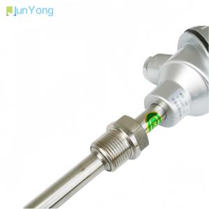 Fábrica Projetada <span class=keywords><strong>Sensor</strong></span> De Temperatura PT100 Termopar RTD Sonda De Aço Inoxidável 201 Transmissor Fio Fixo para Água Óleo - Product Image 3