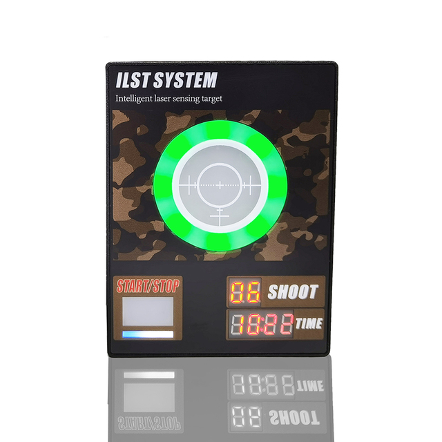 Portable Laser Trainer Target Audio and Scoring Timer for Shooting Training Dry Fire Practice Made of Durable Plastic