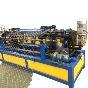 New Double Servo Motor Fully Automatic PLC Engine Chain Link Fence Making Machine Weaving Machine