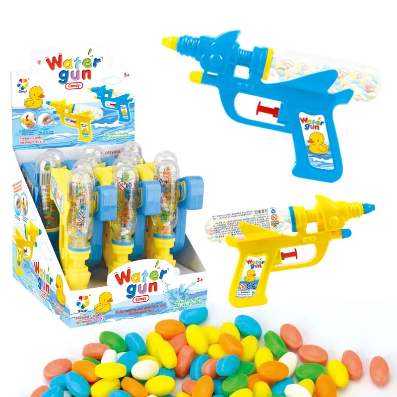 菓子キャンディー付きプラスチック水鉄砲玩具中国からの卸売スイーツキャンディー玩具