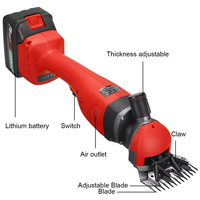 Machine à tondre la laine de mouton, machine à couper les poils de chèvre électrique, tondeuse professionnelle rechargeable sans fil