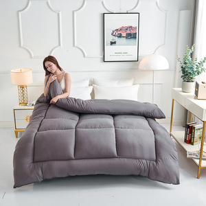 Couette matelassée douce personnalisée en microfibre hypoallergénique, vente en gros directe d'usine, literie d'hôtel - Product Image 4