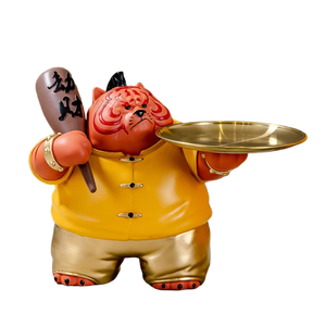 Adorno de Tigre de Resina Ecológica, Decoración Creativa para Sala de Estar, Estudio, Dormitorio, Piezas Maestras de Decoración para el Hogar - Product Image 6