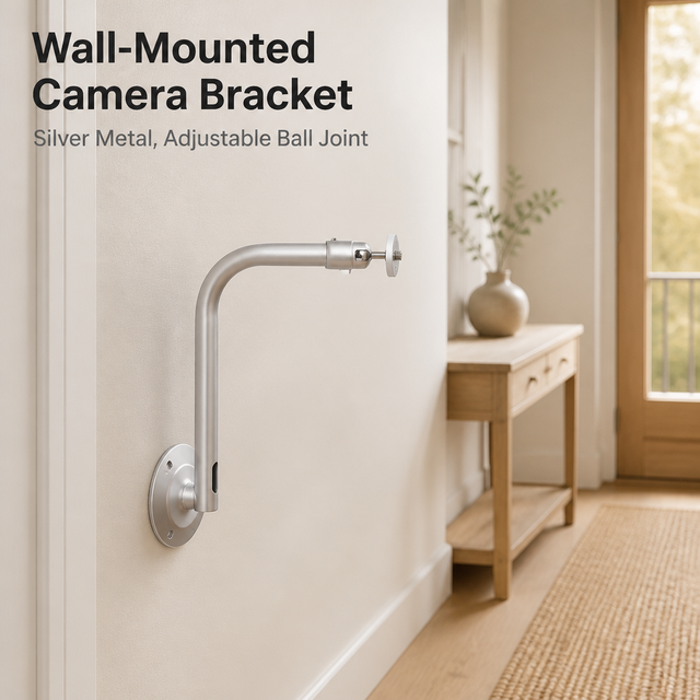 Universal Iron Bullet Camera Bracket for Wall/Ceiling Mounting-Surveillance Installation Base
