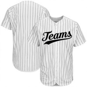 Custom Sublimation Baseball Uniform for Adults Unisex with 3D Embroidery Quick Dry V-Neck Custom Design & Logo Wholesale - Product Image 1