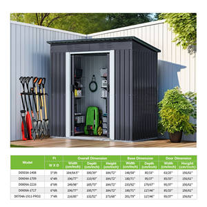 Abri <span class=keywords><strong>de</strong></span> <span class=keywords><strong>jardin</strong></span> inclinable résistant aux intempéries, <span class=keywords><strong>armoire</strong></span> <span class=keywords><strong>de</strong></span> rangement extérieure, abri <span class=keywords><strong>de</strong></span> rangement pour <span class=keywords><strong>tondeuse</strong></span> à gazon - Product Image 3