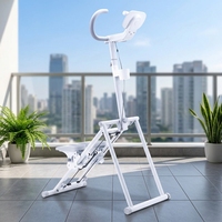 Appareil de cardio-training pliable pour la maison, simulateur d'escalade mural, avec pédales d'accélération et repose-mains, pour entraînement à domicile