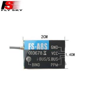 <b>FlySky</b> FS-A8S 8-Channel <b>Receiver</b> with PPM, IBUS, SBUS for RC Transmitters - Product Image 2