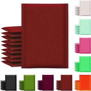 ชุดซองกันกระแทกแบบปิดผนึกเอง แถบยาว สีขาว สีดำ ความลึกพิเศษ สำหรับธุรกิจขนาดเล็ก บรรจุภัณฑ์สำหรับส่งไปรษณีย์ - Product Image 1