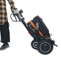 Scooter de mobilité pliable facile à trois et quatre roues, homologué ISO, avec cadre en aluminium pour adultes