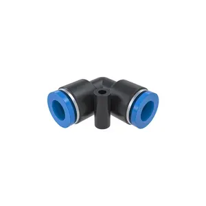 High Quality 6-12mm Pneumatic 3 Way Plastic Tube Hose Connector T Type Push To Connect Quick Fittings Equal Tee Formula