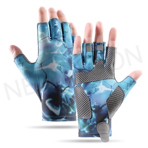 Custom Wear-resistant Lightweight Fishing Gloves for Men and Women Youth Anti-cut Sunscreen Camouflage Fishing Gloves - Product Image 4