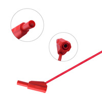 4mm Sécurité Empilés Fiche Banane Silicone Test Câble De Plomb