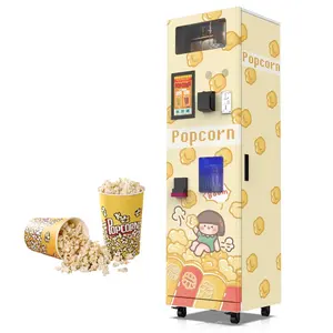 New Type Electric Automatic Popcorn Popper Machine with Paper Cup Dropping Automatically
