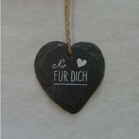 Vente chaude de haute qualité personnalisée Sublimation Rock Slate Cadeaux Design imprimé Plaque en ardoise en forme de coeur