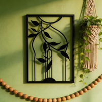 Expédition rapide, art mural minimaliste moderne, décoration intérieure, art en fer forgé, décorations murales pour la maison, suspensions murales pour la décoration intérieure