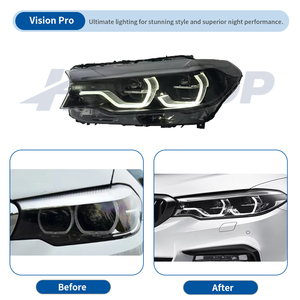 ไฟหน้า HETOP G30 ปี 2018-2020 ระบบสามสี เหลือง ขาว ส้ม รุ่น 5 อัพเกรด หลอดไฟ Ikon LED พร้อมไฟ DRL สำหรับรถบีเอ็มดับเบิลยู - Product Image 2