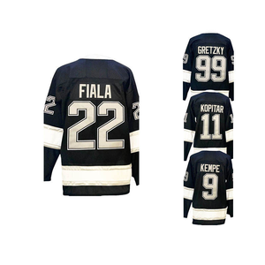 Nuova Maglia da Hockey su Ghiaccio 2026 Cucita, 8 Doughty, 99 Gretzky, 9 Kempe, 11 Anze Kopitar, 22 Fiala - Product Image 4