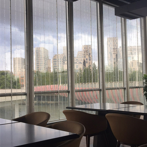 Màn Cửa Ngoài Trời Màn Hình Led TV Kính Cửa Sổ Màn Hình LED P33 X P16.67 Màn Hình Quảng Cáo Led Trong Suốt Công Cộng - Product Image 2