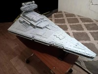 15310 Piezas MOC-9018 MOC, Nave Espacial Imperial ISD Destroyer Modular 75252 con Interior Completo, Bloques de Construcción, Modelo de Ensamblaje, Juguetes de Regalo