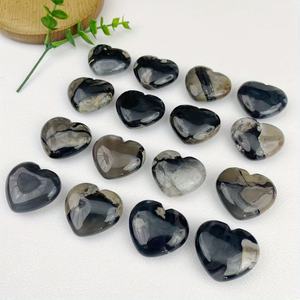 Vente en gros d'agates volcaniques naturelles CrystalHola, cœur sculpté, haute qualité, tendance bohème, souvenir, cadeau, décoration intérieure - Product Image 5